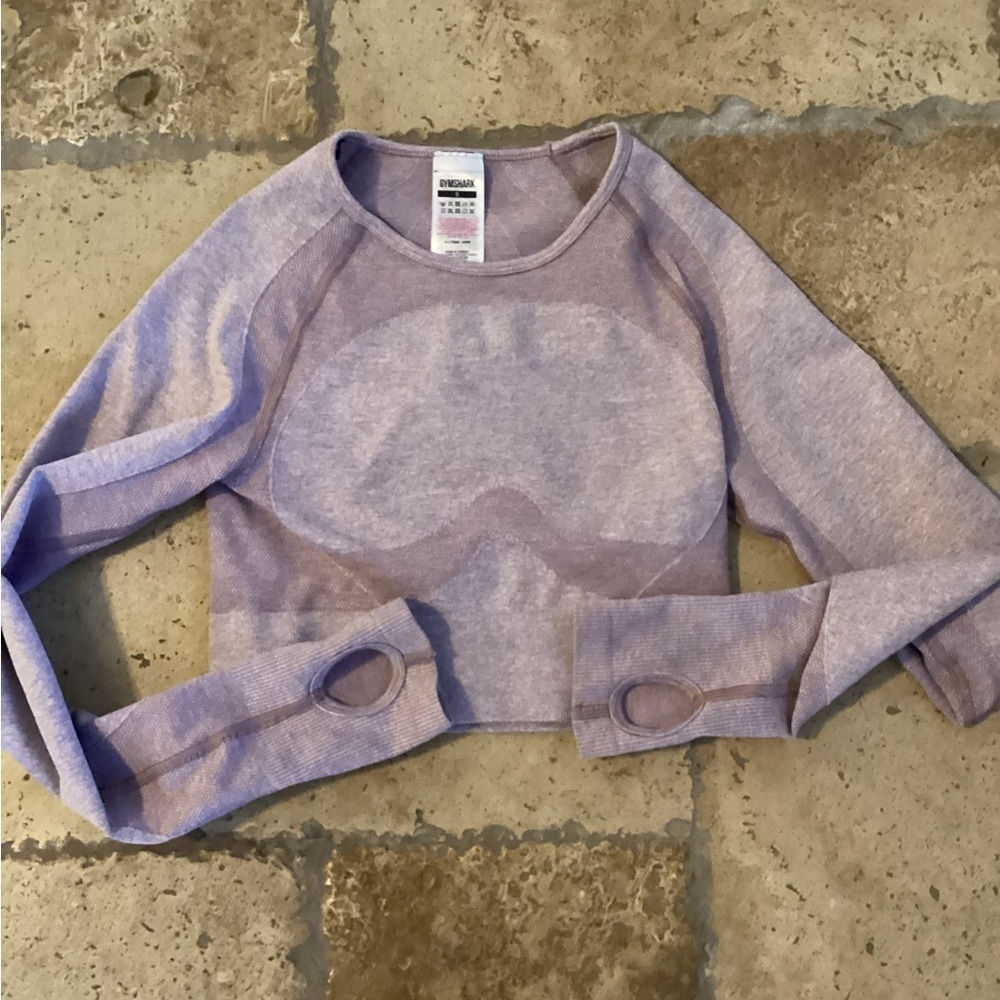 GYMSHARK Flex Sport PURPLE BERRY Long Sleeve Crop Top Athletic Top SZ S
@13